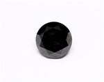 1.13 Carat Natural Black Round Diamond GIA