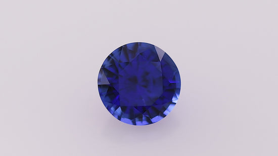 0.82 Carat Blue SRI LANKAN Round Sapphire