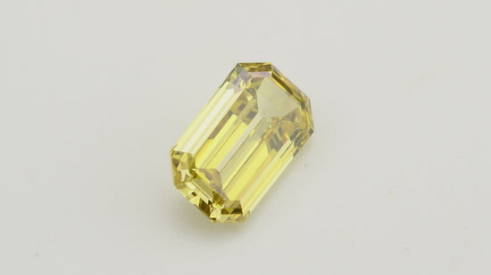 0.87 Carat Fancy Deep Brownish Greenish Yellow Emerald Diamond VS2