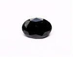 2.01 Carat Natural Black Oval Diamond GIA