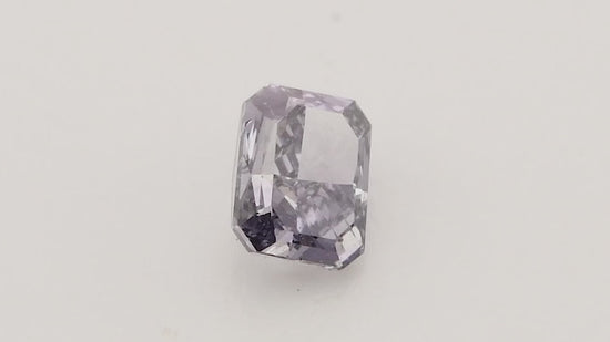 0.08 Carat Fancy Violet Gray Radiant Diamond (VS2) GIA