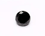 1.14 Carat Natural Black Round Diamond GIA