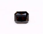 1.26 Carat Natural Dark brown Radiant Diamond GIA