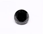 1.27 Carat Natural Black Round Diamond GIA