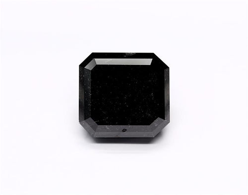 6.88 Carat Black Emerald Diamond