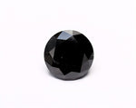 3.63 Carat Natural Black Round Diamond GIA