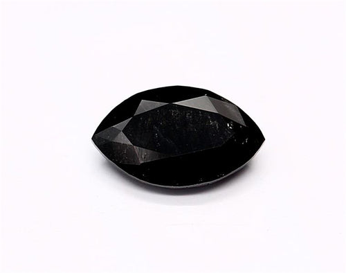 0.49 Carat Natural Black Marquise Diamond GIA