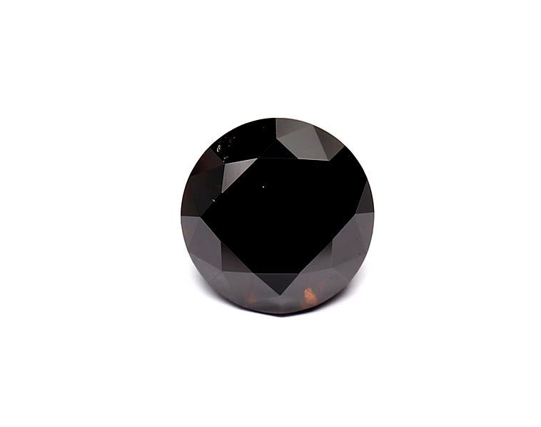 2.01 Carat Dark brown Round Diamond