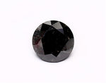 1.2 Carat Natural Black Round Diamond GIA