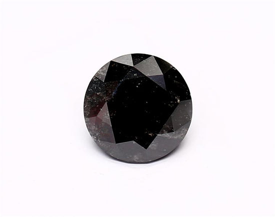 1.2 Carat Natural Black Round Diamond GIA