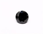 1.52 Carat Natural Black Round Diamond GIA