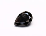 1.43 Carat Natural Black Pear Diamond GIA