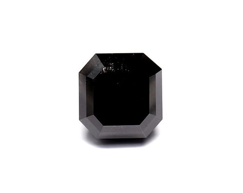 2.23 Carat Natural Black Emerald Diamond GIA