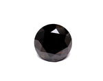2.27 Carat Natural Black Round Diamond GIA