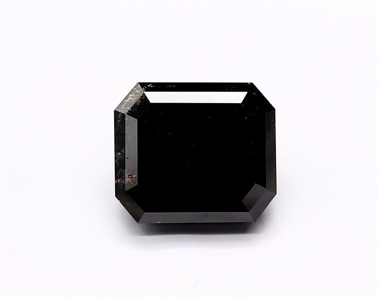 3.53 Carat Black Emerald Diamond