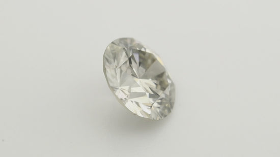 0.60 Carat Fancy Light Gray Round Diamond SI1 GIA