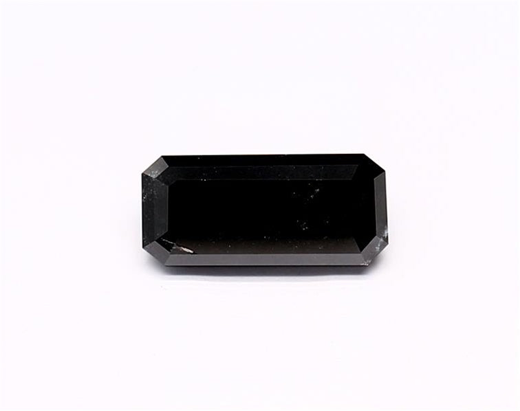 1.18 Carat Natural Black Emerald Diamond GIA
