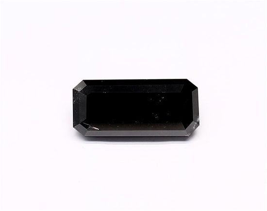 1.18 Carat Natural Black Emerald Diamond GIA