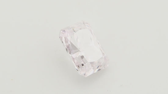0.53 Carat Fancy Light Purplish Pink Radiant Diamond VS1 GIA