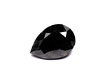 1.6 Carat Natural Black Pear Diamond GIA