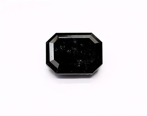 2.44 Carat Natural Black Emerald Diamond GIA
