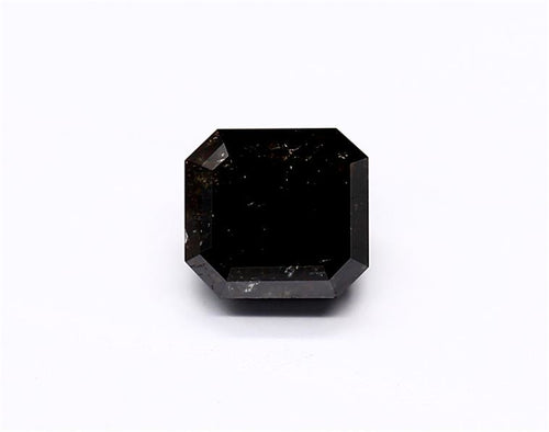 1.45 Carat Natural Black Emerald Diamond GIA