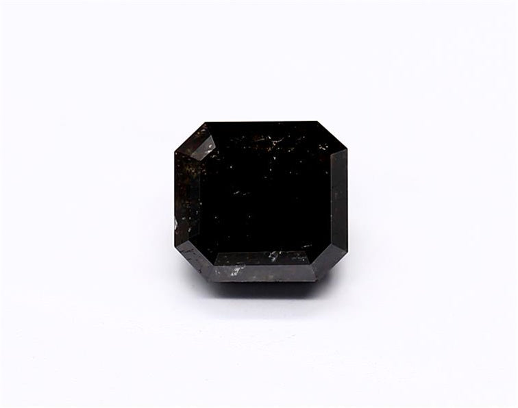 1.45 Carat Natural Black Emerald Diamond GIA