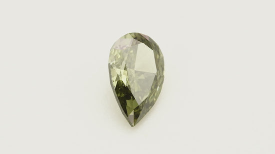 0.51 Carat Chameleon Pear Diamond VS2 GIA