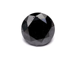 0.97 Carat Natural Black Round Diamond GIA