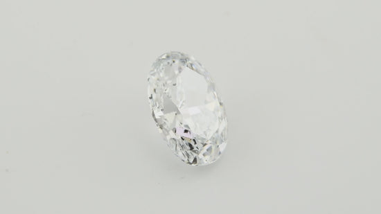 0.88 Carat Light Blue Oval Diamond SI2 GIA
