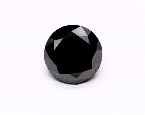 10.23 Carat Black Round Diamond