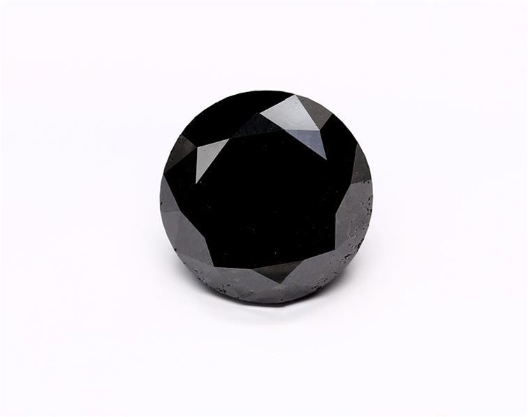10.23 Carat Black Round Diamond