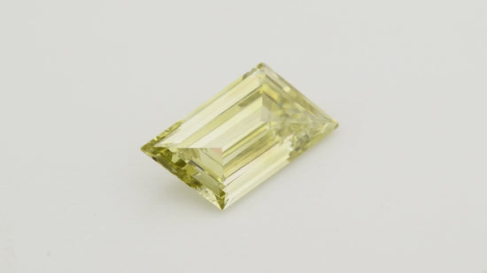 0.71 Carat Fancy Brownish Greenish Yellow Chameleon Rhomboid Diamond VS1 GIA