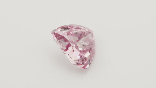 0.42 Carat Fancy Intense Purplish Pink Triangle Diamond (I1)