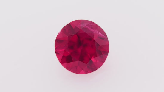 0.54 Carat Red MOZAMBIQUE Round Ruby