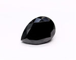 11.36 Carat Black Pear Diamond