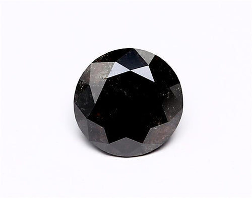 1.33 Carat Black Round Diamond