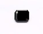 7.21 Carat Natural Black Emerald Diamond GIA
