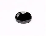 1.18 Carat Natural Black Oval Diamond GIA