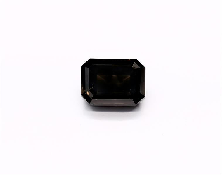2.84 Carat Natural Black Emerald Diamond GIA
