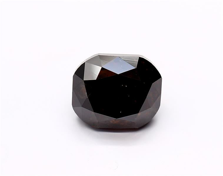 3.49 Carat Black Cushion Diamond