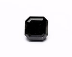 1.07 Carat Natural Black Sq emerald Diamond GIA