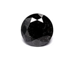 0.99 Carat Natural Black Round Diamond GIA