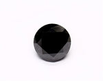 1.2 Carat Natural Black Round Diamond GIA
