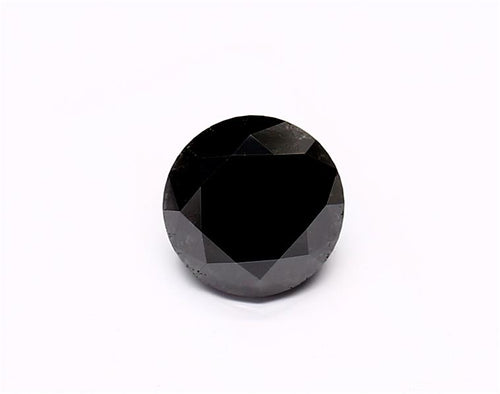 1.2 Carat Natural Black Round Diamond GIA