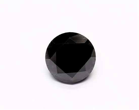 1.2 Carat Natural Black Round Diamond GIA