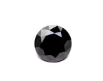 1.82 Carat Natural Black Round Diamond GIA