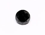 1.61 Carat Natural Black Round Diamond GIA