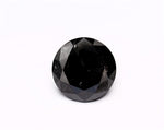 2.46 Carat Natural Black Round Diamond GIA
