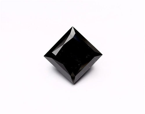 4.05 Carat Natural Black Princess Diamond GIA